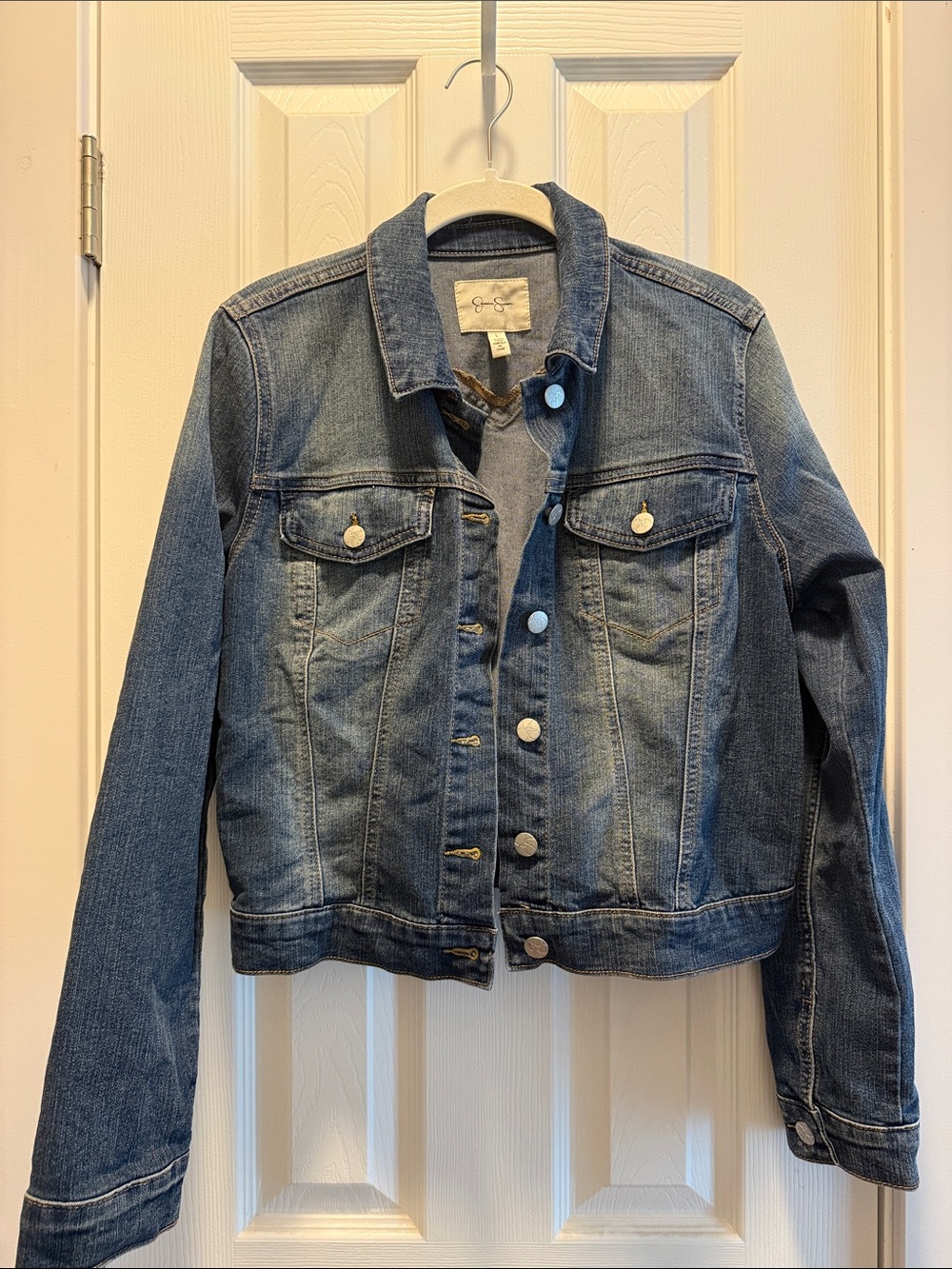 Jessica Simpson Blue Denim Jacket - Classic Jean Coat